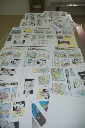 Talleres de Comic, Planetas y Paracaidas.