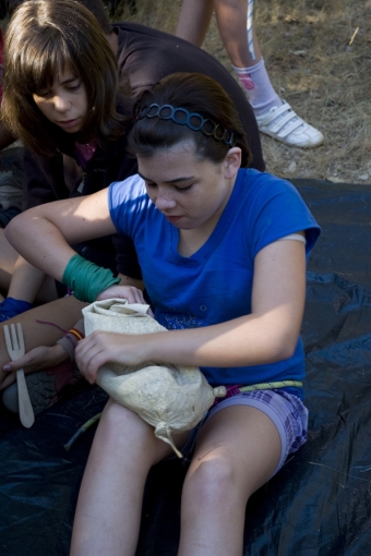 Acampada y actividades del grupo de Montañeros.