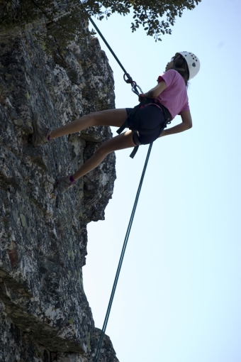 Actividades del grupo de Montañeros en el Mirador de Castilnegro.