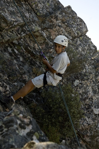 Actividades del grupo de Montañeros en el Mirador de Castilnegro.