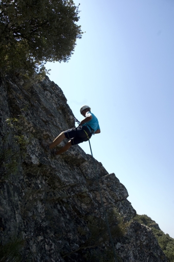 Actividades del grupo de Montañeros en el Mirador de Castilnegro.