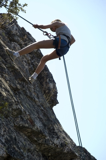 Actividades del grupo de Montañeros en el Mirador de Castilnegro.