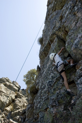 Actividades del grupo de Montañeros en el Mirador de Castilnegro.