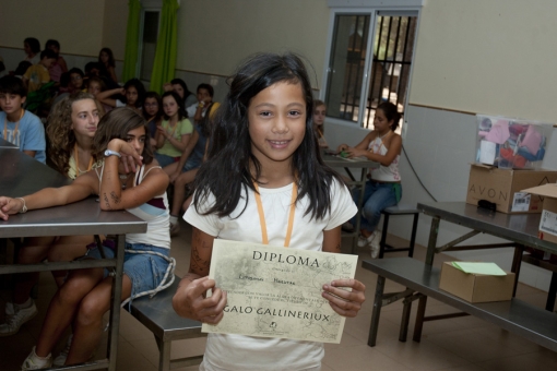 Entrega de diplomas.