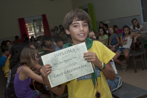 Entrega de diplomas.